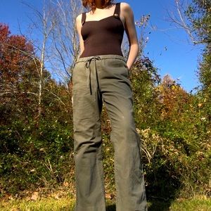 ☀️ DKNY Tie Waist Pants